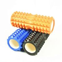 High-density muscle fitness massage foam camouflage column roller custom logo hollow yoga back eva foam roller for exercise