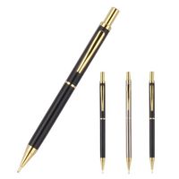 Luxury Metal Bulk 0.7mm 0.5mm Self Push Mechanical Pencil Professional Custom Brand Best Wholesale