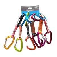 China supplier sells CE1019 EN362 aluminum rock climbing quick link carabiner