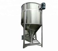 500-15000kg large capacity mixer low power consumption vertical plastic powder mixer