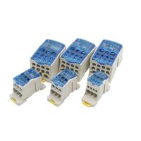 UKK Junction Box ZHEDIAN Brass Conductor Distribution Screw UKK DIN Rail Terminal Block Series