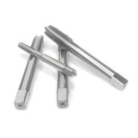 High speed steel straight flute taps for various combination drill bits in manufacturer factory