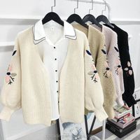 Long Cardigan Women 2017 Cardigan Design Girls Cashmere Crochet Pattern Sweater