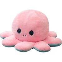 Custom Stuffed Cute Octopus Stuffed Reversible Plush Pillow Octopus Toy Animal