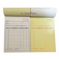 Small Business Custom Invoice Book Offset Paper Restaurant Guest Checks