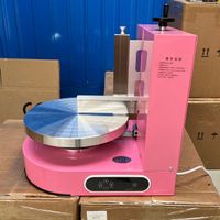 Automatic Cream Cake Coating Spread Decoration Depositing Machine Birthday Cake Icing Icing Machine