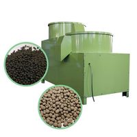 Fast and powerful granulator organic fish fertilizer granule ball forming mixed fertilizer manufacturing machine