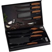 Hot Sale Kitchen Knife Accessories Wood Grain Pattern Kitchen Knife Stainless Steel Kitchen Knife Set