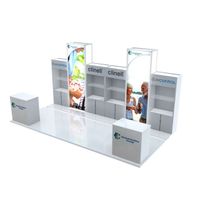 Detian Quotation Booth Exhibition Booth Design 10*20 Trade Exhibition Booth