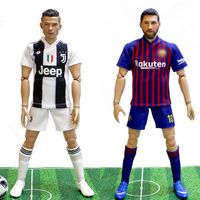 OEM hot sale custom mini soccer figures ABS PVC resin plastic mini action figure models for collection