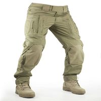 Heavy Cotton Canvas Durable Waterproof Safety Work Pants Army Green Men's Cargo Pants and Trousers
