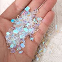 Hot Sale Jewelry Nail Art Design Diamond Crystal 3D Irregular Shape Bulk Nail Art Decoration Ornaments