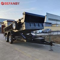 Good quality dump trailer pj trailer dump trailer easy to transport dump axle