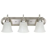 ETL UL Certified Modern Decorative Vanity Table Lamp 24 Inch Alabaster Glass 3 Lights Bathroom Wall Light