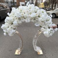 IFG New Arrival Ivory White Table Flower Arch Wedding Centerpieces