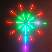 Premium Fireworks LED Lights RGB Festive Fairy Music Sync Meteor Lights Marquee Holiday Party Wedding Christmas Event Lights
