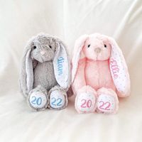 2023 Dye Sublimation Easter Bunny Long Ear Plush Bunny Doll