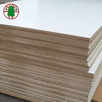 White laminated melamine MDF