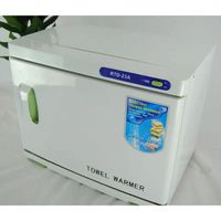 Hot sale hair salon equipment 16L heating sterilizer electric towel rack ozone disinfection tower heating cabinet