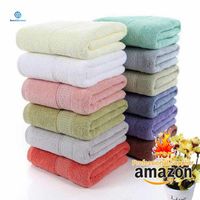 Hot sale high quality custom logo premium 100% cotton towel jacquard toallas algodon bath towel set
