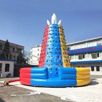 Most Popular Portable Used Kids and Adults Inflatable Climbing Wall for Sale