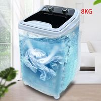 2023 Hot Selling 8KG Multifunctional Fully Automatic Washing Machine 260W Household Washing Machine with Drain Basket