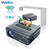 YUNDOO 4K 1080P Home Mini Led Pocket Smart Portable Cinema Video Projector