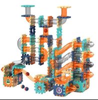 286 Pieces STEM Construction Toys Marble Run Race Track Building Blocks Educational and Learning Toys for Kids