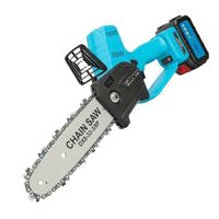 Direct sales 8-head brushless electric chainsaw high-power lithium battery mini rechargeable one-hand logging hydraulic chainsaw