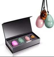 Wholesale 3pcs Natural Nephrite Kegel Yoni Eggs Gift Set Gia Certified