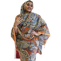 Custom 100% Cotton Sultan Toub Ladies 2023 New Swiss Voile Fabric Multicolor African Dresses