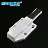 Small Heavy Duty Magnetic Push Lock Kitchen Cabinet Magnetic Bolt Cabinet Door Cabinet Stronger Magnetic Buckle