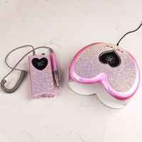 Unicor Magic Heart Diamond Decoration 96W Pro Cure UV-LED Corded Portable Nail Art Light for Professional Salon Use