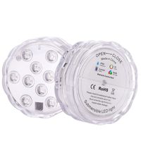 CJ712 Rechargeable Battery IP68 Waterproof Multicolor Color Changing RF IR RC Submersible for LED Pool Lights