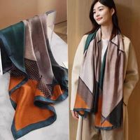 Fashion Colorful Silk Scarf Women Scarf Cashmere Wool Scarf Shawl Ladies