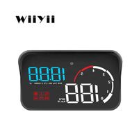 Newest 3.5 Inch OBD II M10 HUD Head Up Display Digital Speedometer OBD Gauge For All Cars