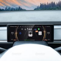 Hansshow Newest Model 3 Y H6 Mini Screen Dashboard Speedometer Dashboard Display for Tesla 2017-2023