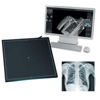 Medical Wired 17*17'' Digital X-ray DR Flat Panel Detector for Human/Veterinary Diagnostic Radiology Imaging