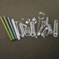 Flame colored wire borosilicate glass tube