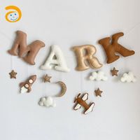 New Arrival Wholesale Felt Cute Wall Decor Kids Gifts Felt Baby Boy Kids Room Wall Decor