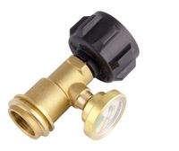 Gas Tank Cylinder Brass Pressure LPG Propane Gas Gauge