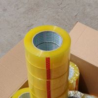Waterproof and bubble-free transparent light yellow BOPP sealing tape transparent transparent sticky sealing tape