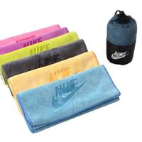 Wholesale custom logo high quality promotional sports rally fitness towel with gift bag