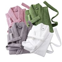 Wholesale Luxury Hotel Men's Women's Bathrobes Thickened 100% Cotton Terry Couple Bathrobes For Spa Home Use