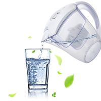 Household Water Purifier Kettle Drinking Water Filtration Jug Reduce Chlorine Heavy Metal Food Grade Plastic Material Manual HS 518