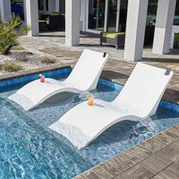 Hot Sale Outdoor Hotel Furniture Waterproof Garden Patio Sunbeds Swimming Pool Beach Sun Chairs
