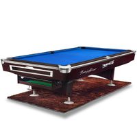 Modern Luxury Table Solid Oak Frame 8ft and 9ft 9 Ball Marble Top Pool Table