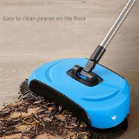 Household lazy three-in-one manual floor cleaner hand push sweeper automatic floor magic broom