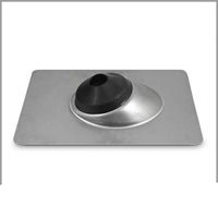 TPE top+aluminum/galvanized base roof top pipe flashing