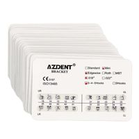 Hot Selling AZDENT Dental Products Orthodontic Metal Brackets Braces